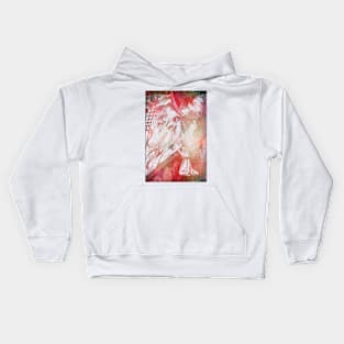 Siren Boat In Fire Kids Hoodie